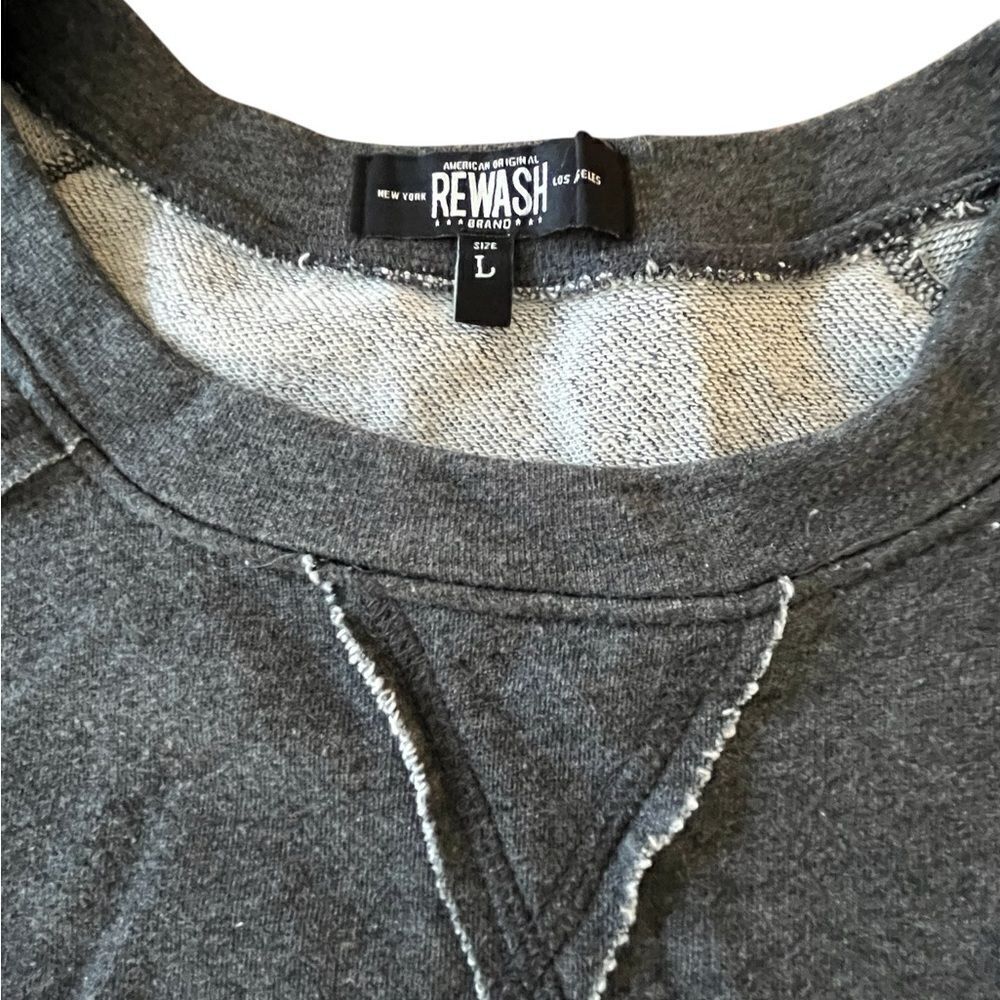 Womens’ Gray Rewash Sweatshirt Size L - Picture 3 of 4